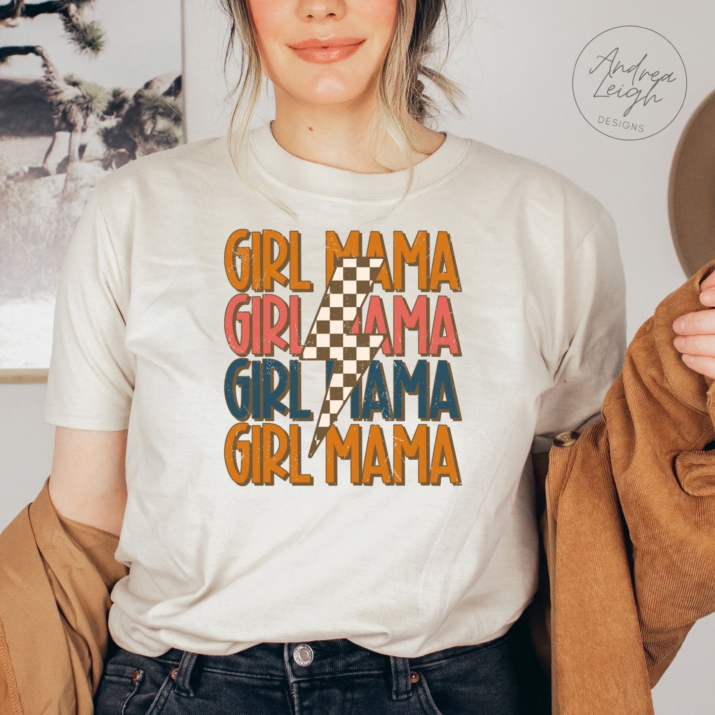 Girl Mama Checkered