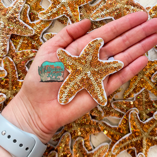 Starfish Embroidered Patch
