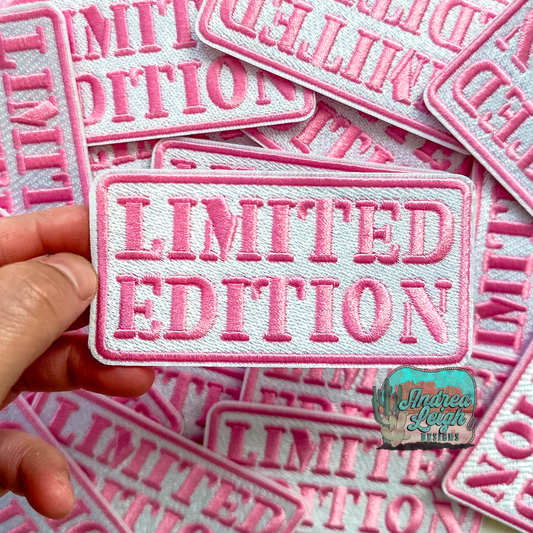 Limited Edition Embroidered Patch