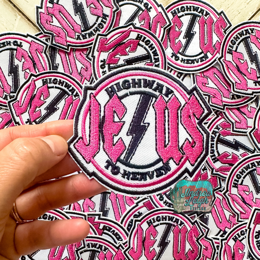 Jesus Highway to Heaven Embroidered Patch