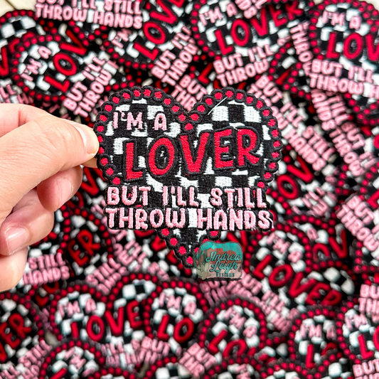 ALD EXCLUSIVE- I'm a Lover Embroidered Patch