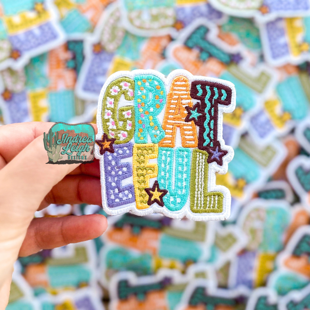ALD EXCLUSIVE-Grateful Embroidered Patch