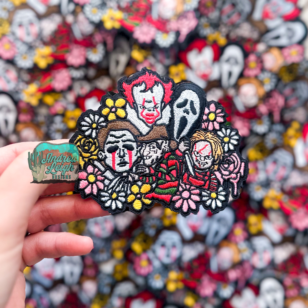 Spooky Guys Embroidered Patch