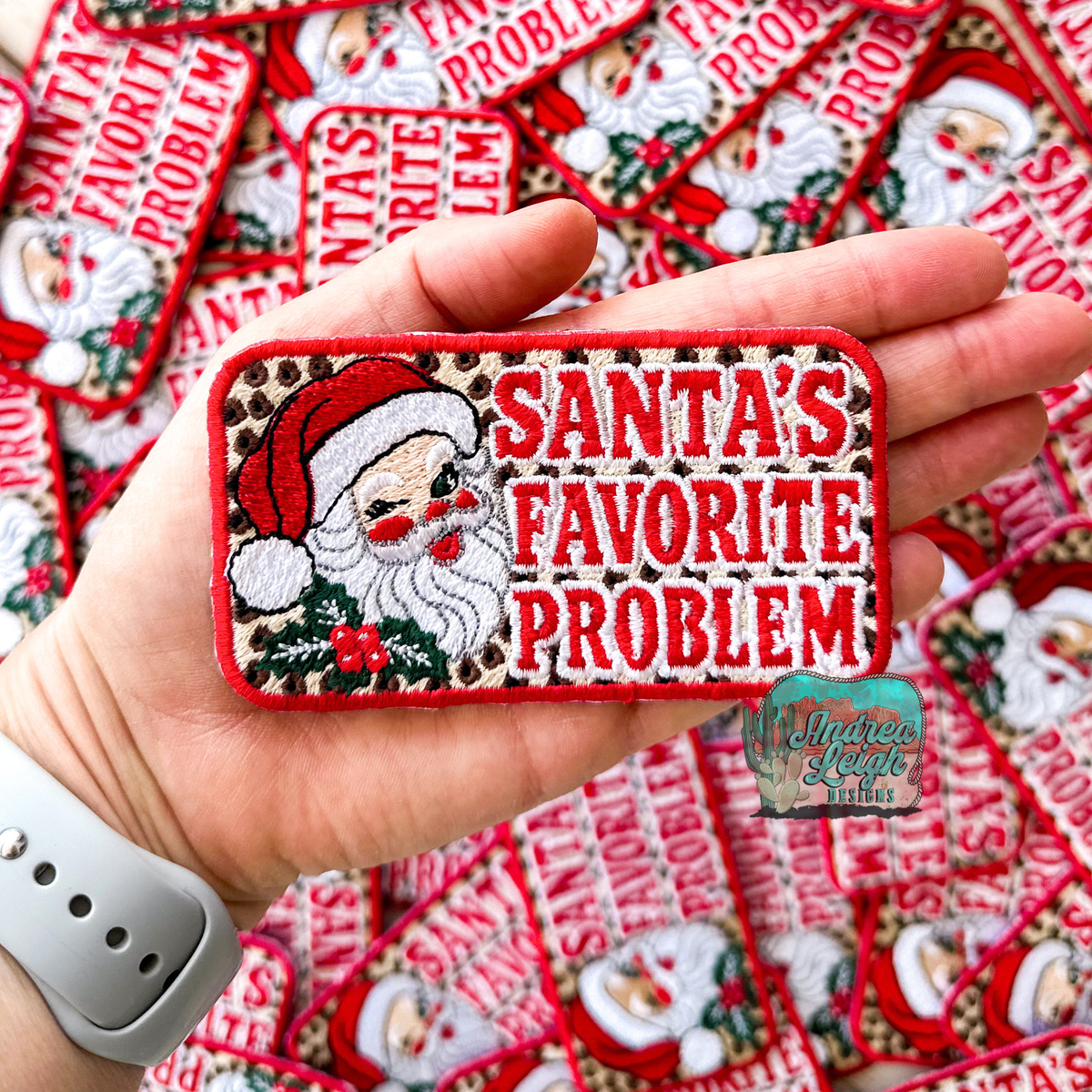ALD EXCLUSIVE-Santa's Favorite Problem Embroidered Patch