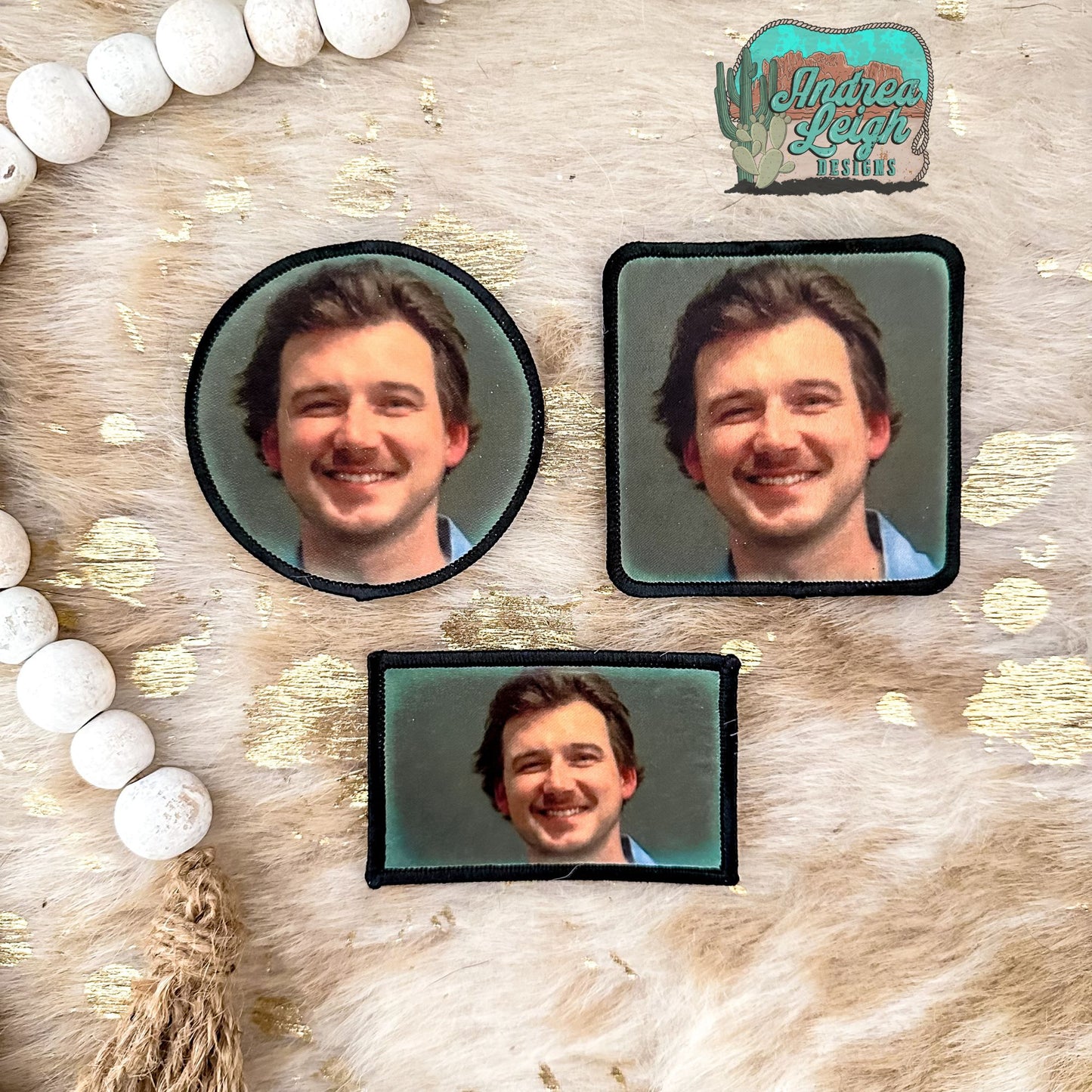 Morgan Wallen Mugshot Sublimation Patches V.14