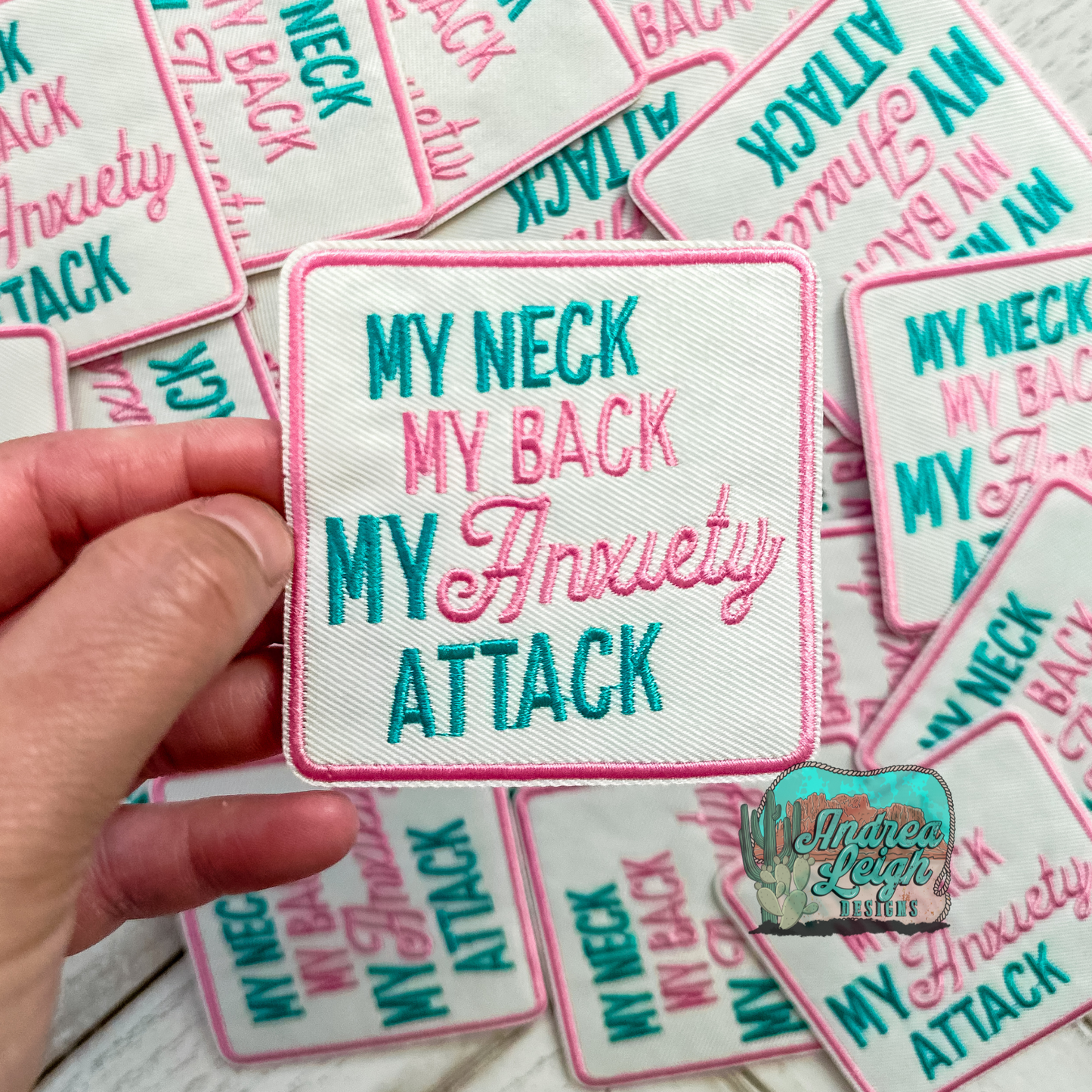 Anxiety Attack Embroidered Patch