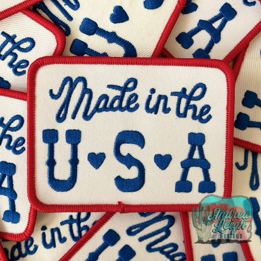 Made in the USA Embroidered Patch