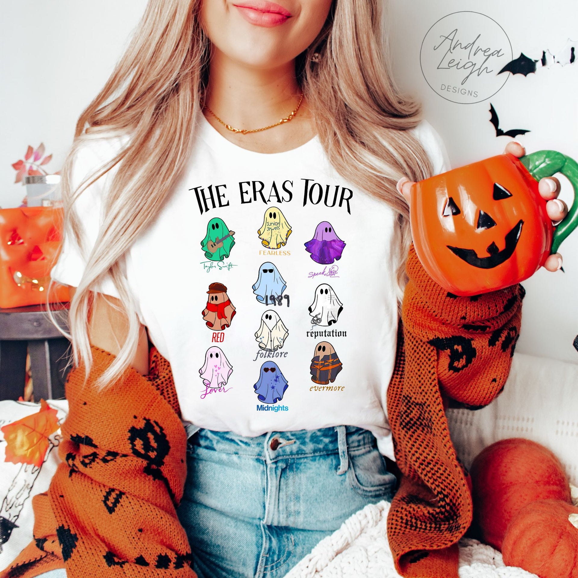 Fearless Taylor's Version Skeleton Heart Hands Halloween Shirt, Crewneck  Tshirt Taylor Swift Cute Spooky Graphic Tee Swiftie Gift for Fall 