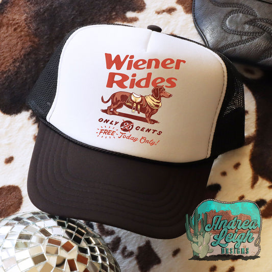 Wiener Rides Trucker Hat