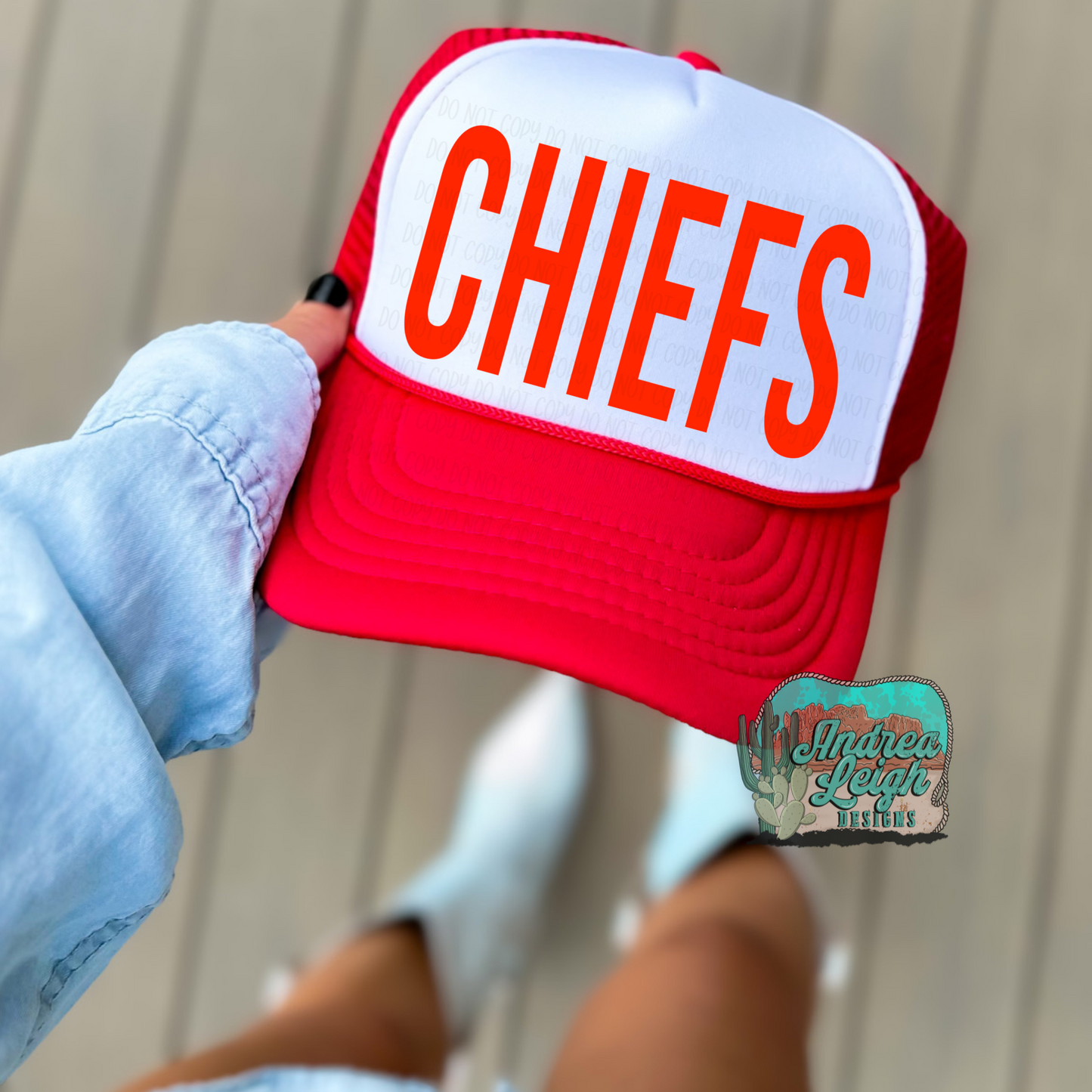 DTF Transfers Chiefs Stretched (multiple colors)