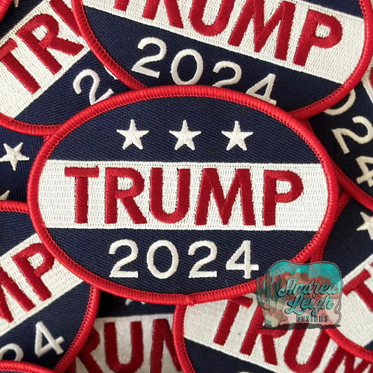 Trump 2024 Embroidered Patch