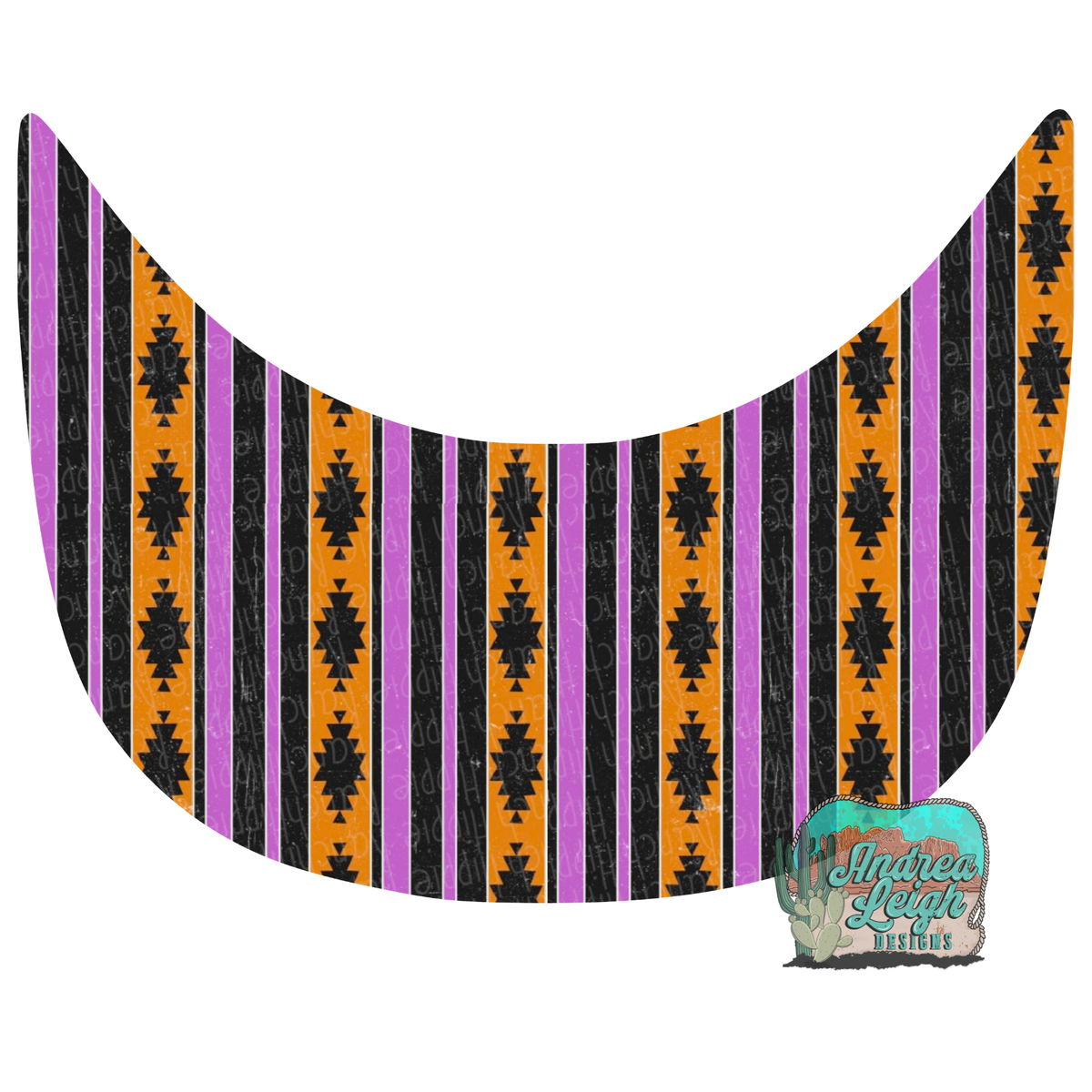 Halloween Western Aztec Hat Brim DTF Transfer