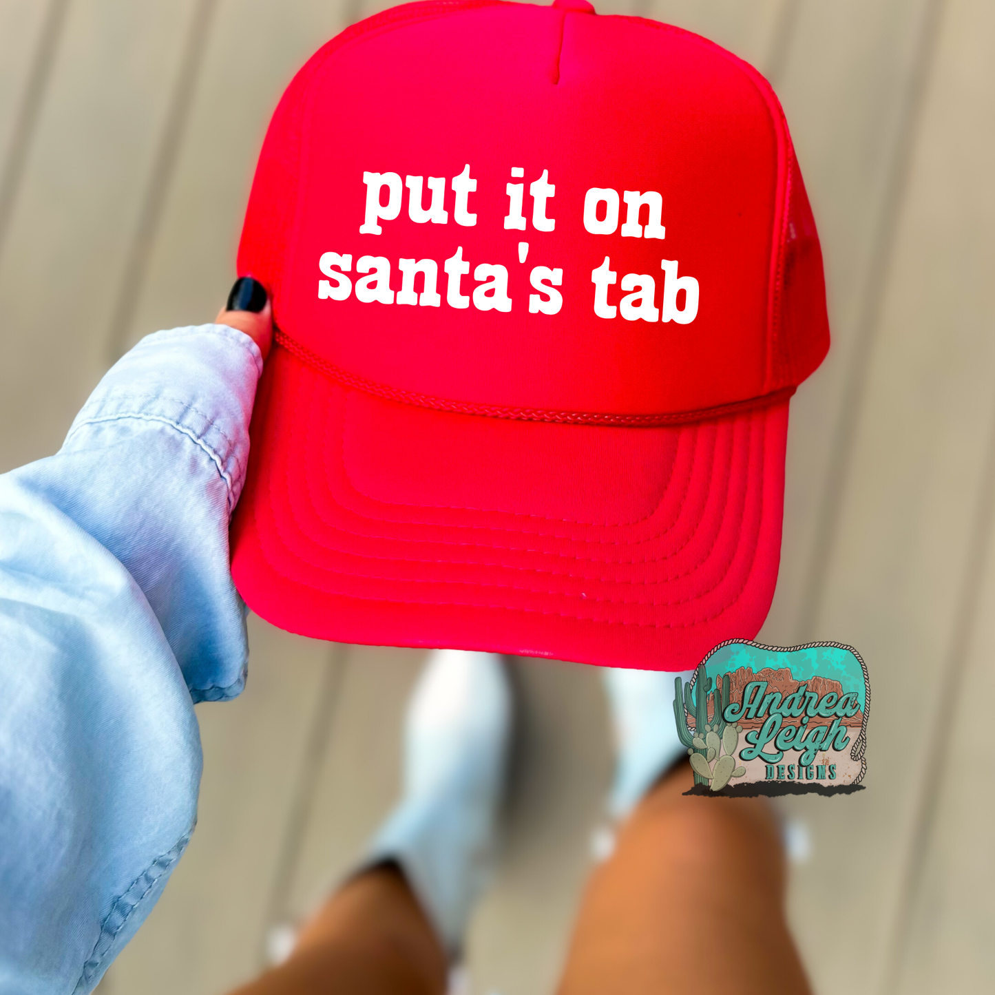 DTF Transfers Put it on Santa's Tab