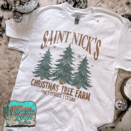 RTS Saint Nick's Christmas Tree Farm T Shirts