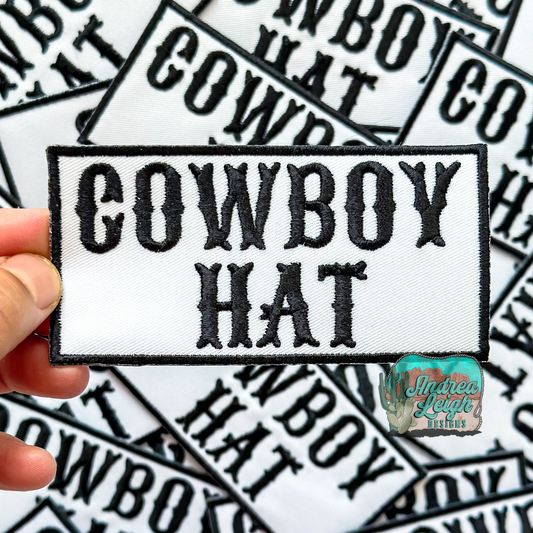 ALD EXCLUSIVE-Cowboy Hat Embroidered Patch