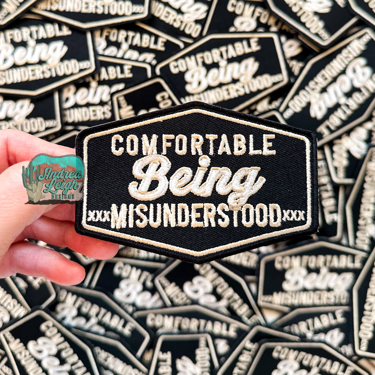 ALD EXCLUSIVE- Comfortable Being Misunderstood Embroidered Patch