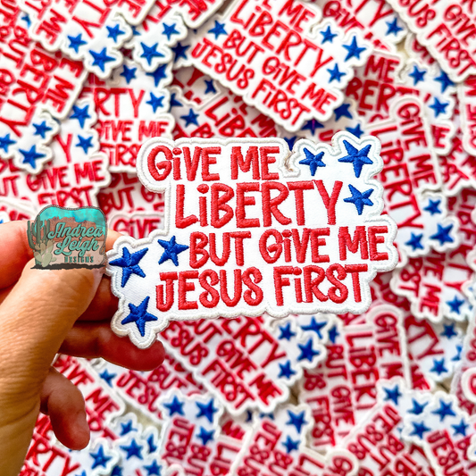 ALD EXCLUSIVE- Give Me Jesus First Embroidered Patch