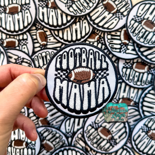 ALD EXCLUSIVE- Football Mama Embroidered Patch