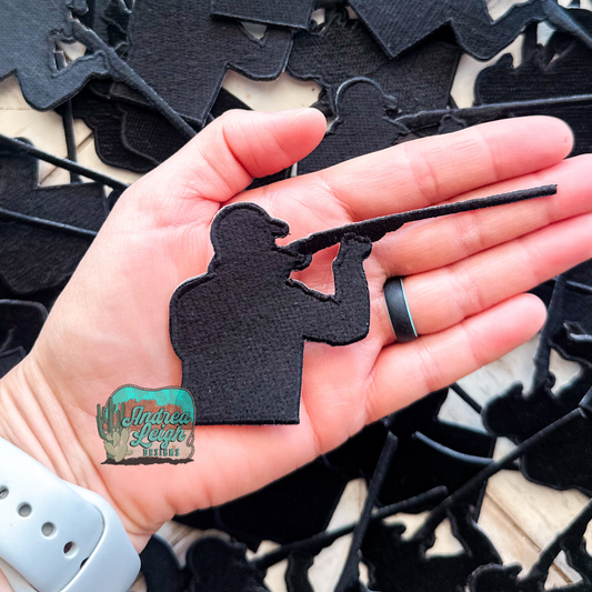 ALD EXCLUSIVE-Man Hunter Silhouette Embroidered Patch