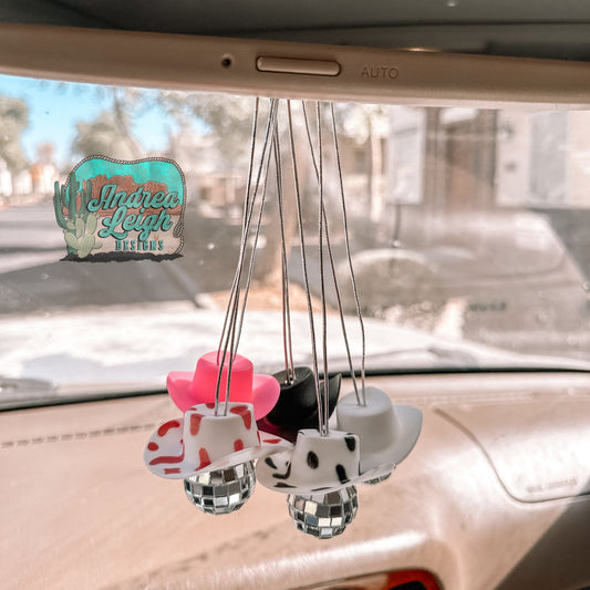 Mini Disco Ball Car Charm