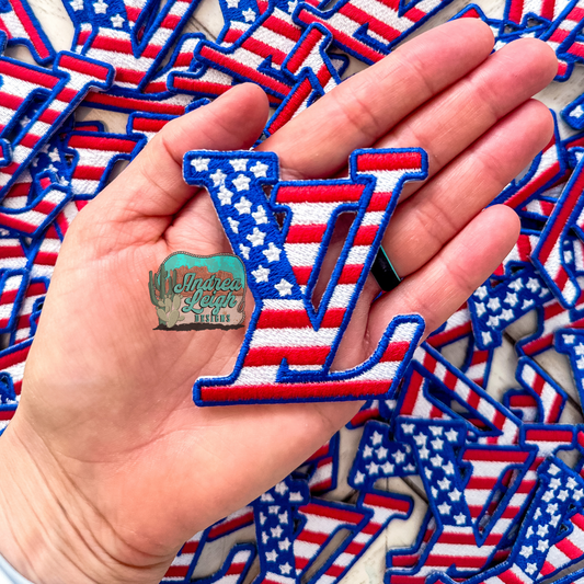 ALD EXCLUSIVE- American Flag LV Embroidered Patch