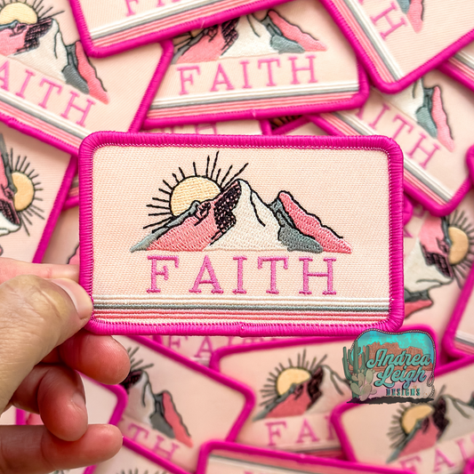 Faith Embroidered Patch