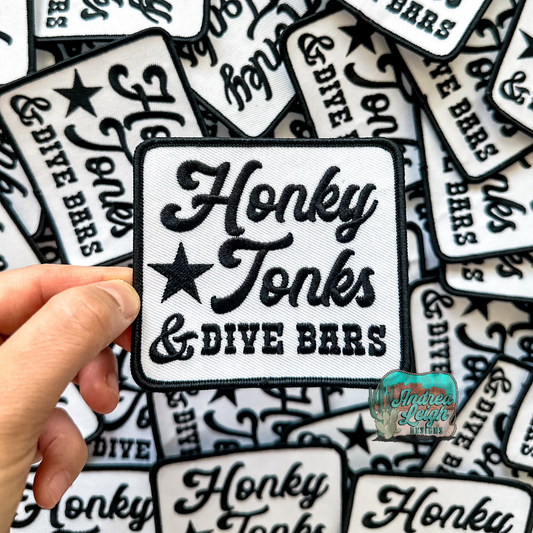Honky Tonks & Dive Bars Embroidered Patch