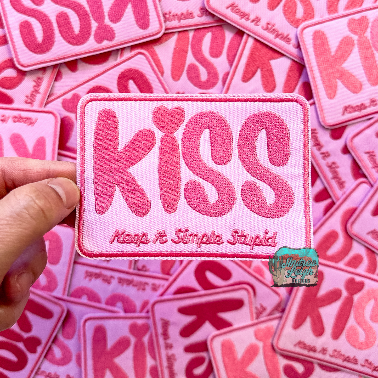 KISS Embroidered Patch