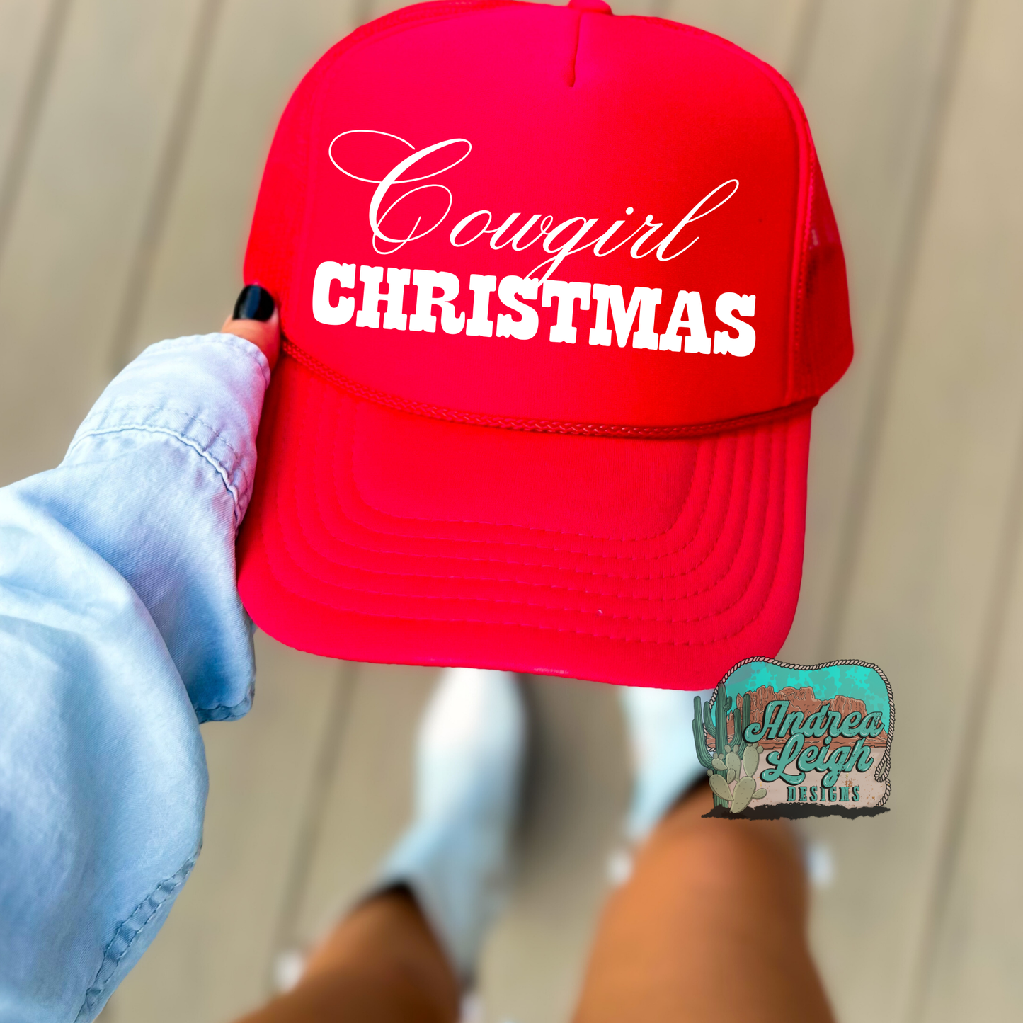 DTF Transfers Cowgirl Christmas