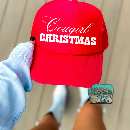 DTF Transfers Cowgirl Christmas