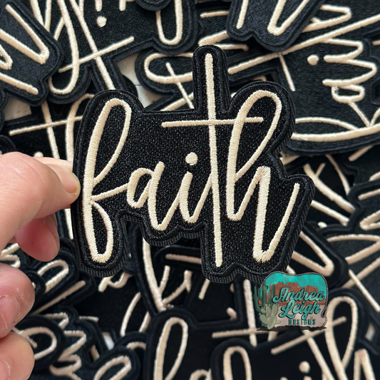 Faith Embroidered Patch