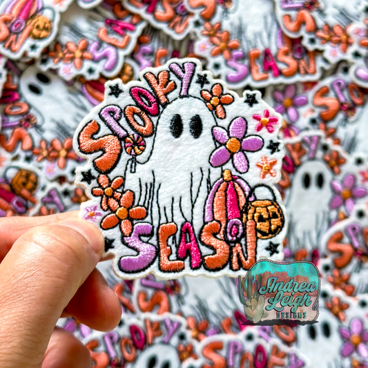 Spooky Season Embroidered Patch