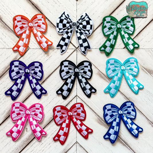 Coquette Bows Embroidered Patches