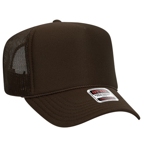 Brown Otto Foam Trucker Hat