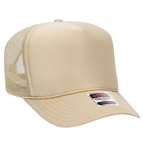 Tan Otto Foam Trucker Hat