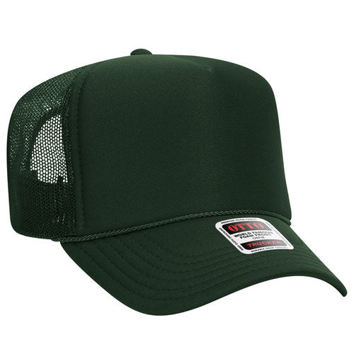 Dark Green Otto Foam Trucker Hat