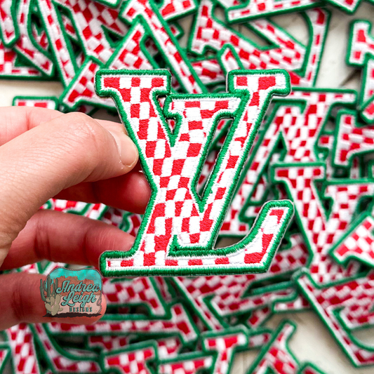ALD EXCLUSIVE- Christmas LV Embroidered Patch