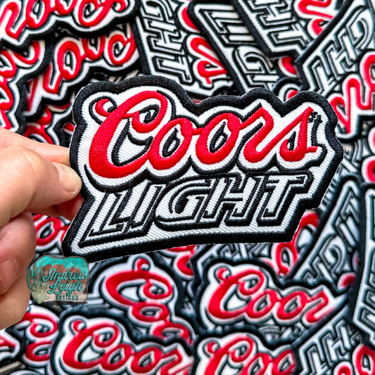 Coors Light Embroidered Patch