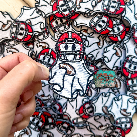 ALD EXCLUSIVE- Football Ghost Embroidered Patch