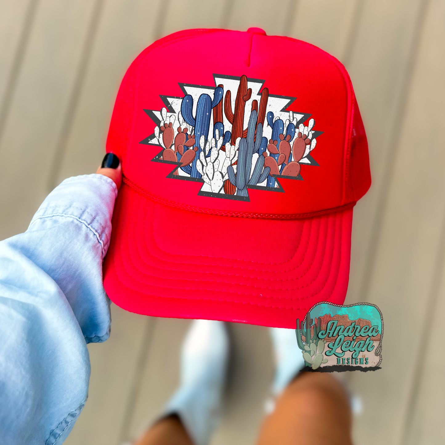 DTF Transfers RWB Cacti