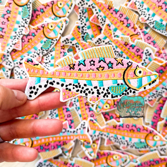 ALD EXCLUSIVE- Colorful Fish Embroidered Patch