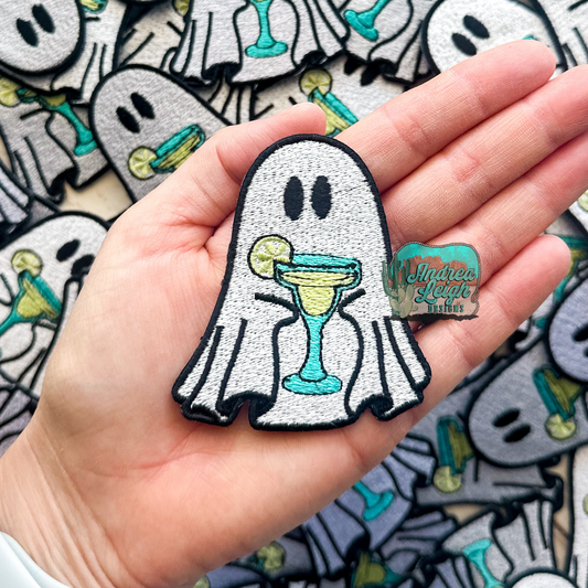 ALD EXCLUSIVE-Ghost Margarita Embroidered Patch