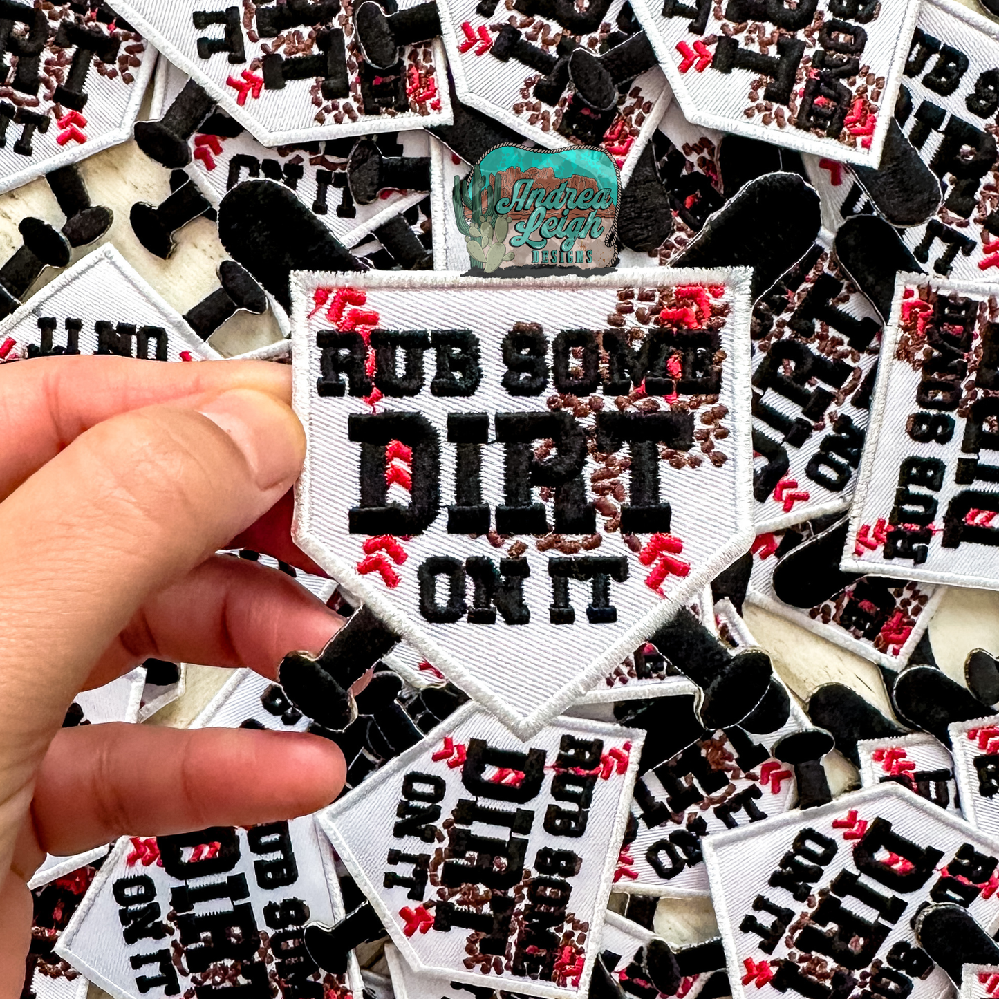ALD EXCLUSIVE- Rub Some Dirt On It Embroidered Patch