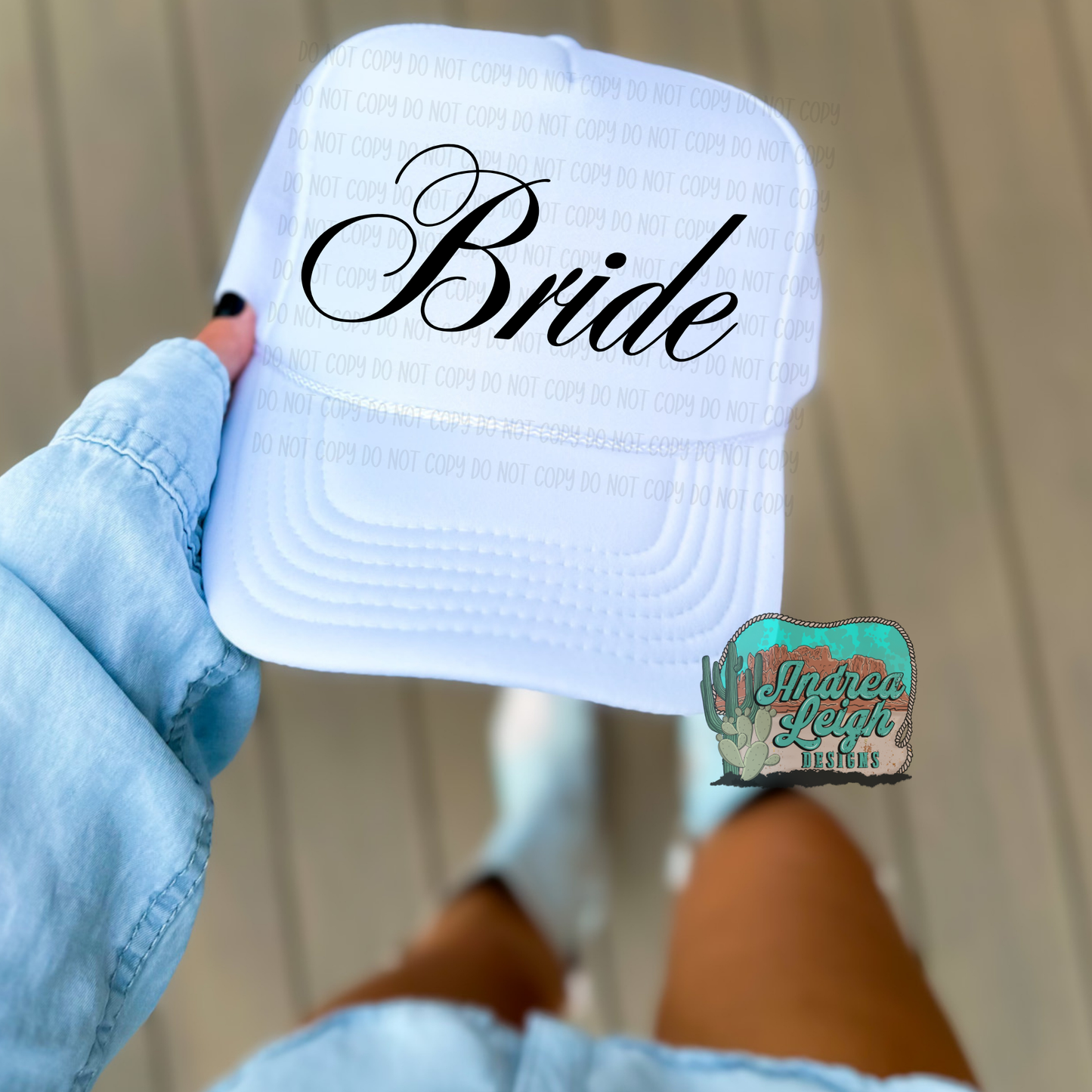 DTF Transfers Bride Script (Different Colors)