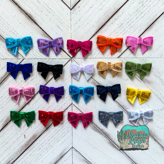 Mini Coquette Bows Embroidered Patches