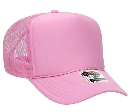 Pink Otto Foam Trucker Hat