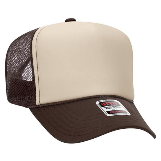 Tan/Brown Otto Foam Trucker Hat