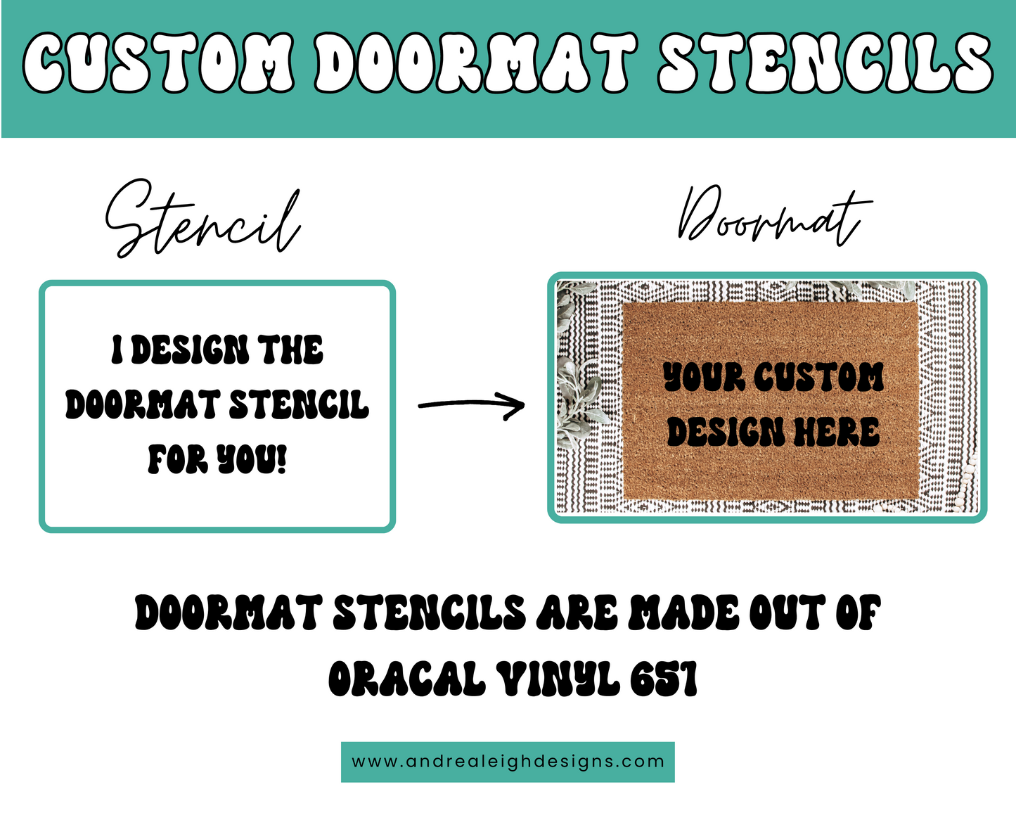 Custom Doormat Stencils