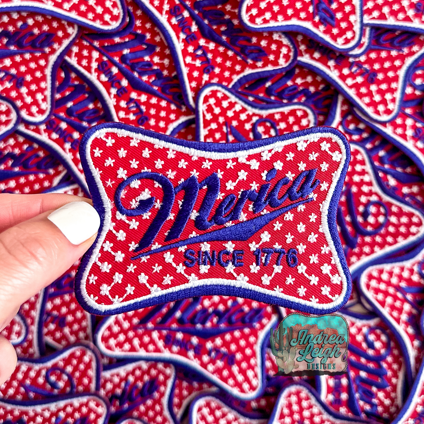 ALD EXCLUSIVE- Merica Embroidered Patch (new color)