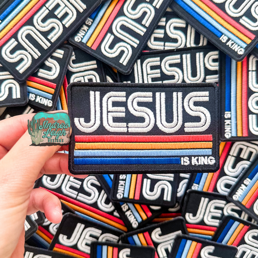ALD EXCLUSIVE- Jesus is King Embroidered Patch